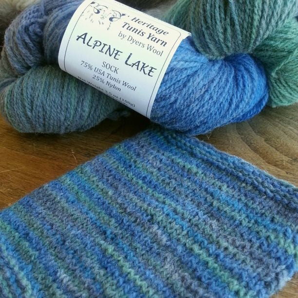 Alpine Lake Sock Yarn, Colorado-Grown Wool, 3.5 oz