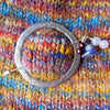 Sodalite Round Shawl Pin