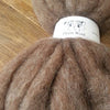 Shetland Wool Roving, Homegrown Natural Colors 4 oz.