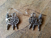 Spinning Wheel Earrings - USA Pewter
