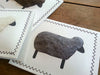 Unique Wool Sheep Notecards, Assorted (Set of 5)
