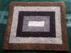 Nested Rectangle Locker Hooked Wool Rug