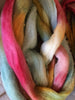 Autumn Hand-Dyed Corriedale Roving, Colorado-Grown, 4 oz.