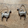 Llama Earrings - USA Pewter