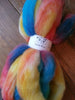 Sunset Hand-Dyed Corriedale Roving, Colorado-Grown, 4 oz.