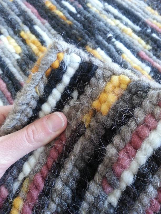 Tweed Locker Hooked Wool Rug – Dyers Wool