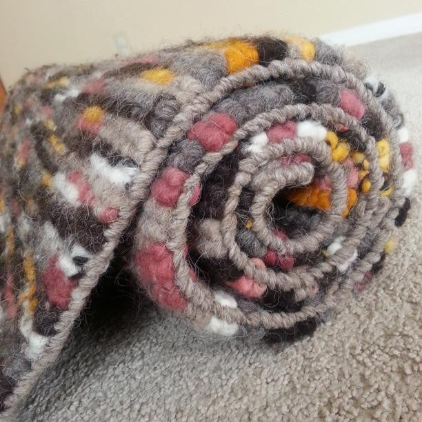 Tweed Locker Hooked Wool Rug – Dyers Wool